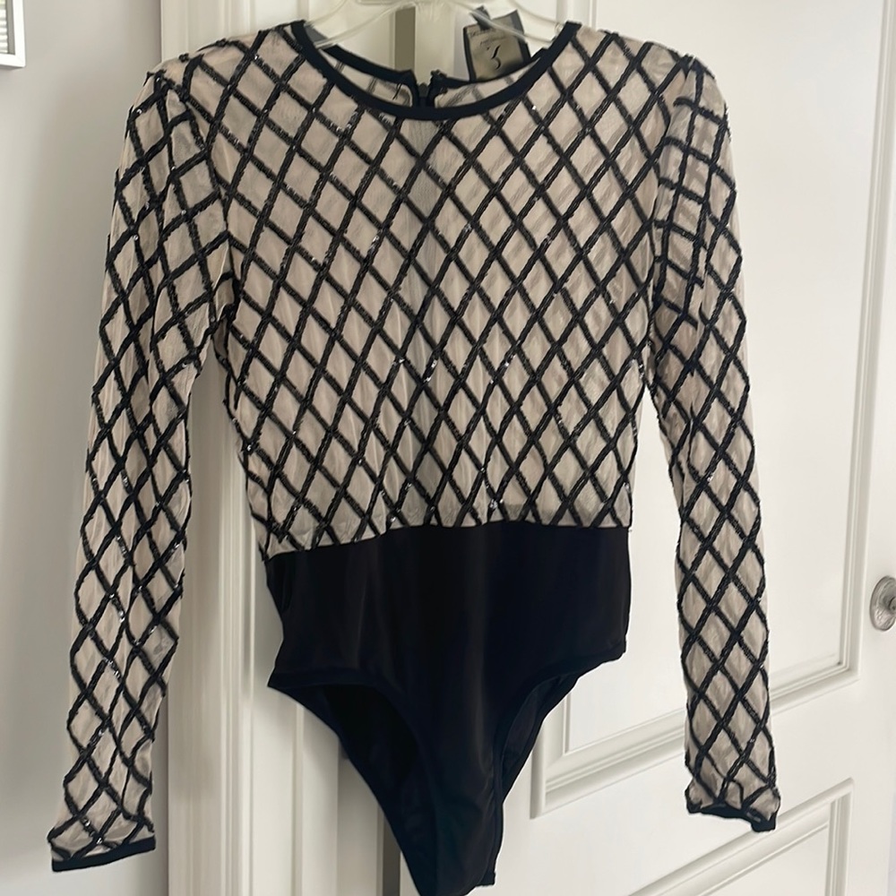 Rare London Sequin Bodysuit - image 1